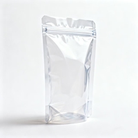 Bolsas de Fondo Plano para Café con Sellado Térmico Personalizadas al por Mayor, con Cierre Transparente para Alimentos para Mascotas, Bolsas con Cierre Hermético Reutilizables