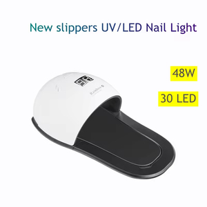 48W UV LED Foot Nail <b>Lamp</b> 30 Beads <b>Portable</b> Toe Gel Polish Dryer 2 in 1 Pedicure Curing Light - Product Image 2