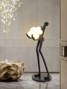 Bắc Âu hiện đại tác phẩm điêu khắc đứng đèn sảnh khách sạn sảnh bộ phận bán hàng trung tâm mua sắm Đèn sàn - Product Image 4