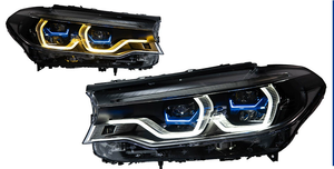 Nuevo Kit de Modificación de Faros Delanteros de 12V para Serie 5 G30, Lente LED Láser de 4000 Lúmenes, Luces de Circulación Diurna de Doble Color - Product Image 2