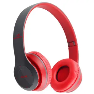 Auriculares estéreo de alta calidad, cascos inalámbricos por encima de la oreja, oem, barco, color azul, P47, auténticos