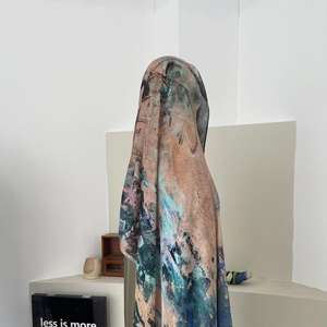 2025 Sharut VELA nuevo diseño personalizado EE. UU. Impreso ligero Modal Hijab chal de viscosa para mujeres musulmanas HIjab bufanda - Product Image 5