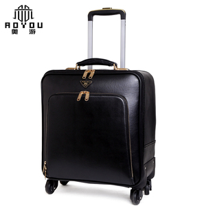 Thiết kế mới chất lượng cao PU da du lịch hành lý vali với mức giá tuyệt vời unisex thời trang kinh doanh - Product Image 4