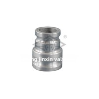Acoplamiento Rápido Doble Hembra Tipo B de Aleación de Aluminio, Reductor de Tubería de Agua, Acoplador Rápido Hexagonal para Camión Cisterna de Acero Inoxidable