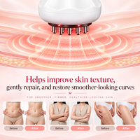 Brosse de massage thermique portative à lumière rouge pour la thérapie des méridiens, grattoir corporel Guasha pour le massage musculaire et des méridiens, relaxation