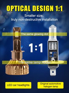 Ampoule de phare LED Gicoo V16S Power 90W 10000Lm H4 H13 9004 9007 12V, faisceau haut et bas, phare LED H7 6000k, ampoules LED H1 H11 - Product Image 6