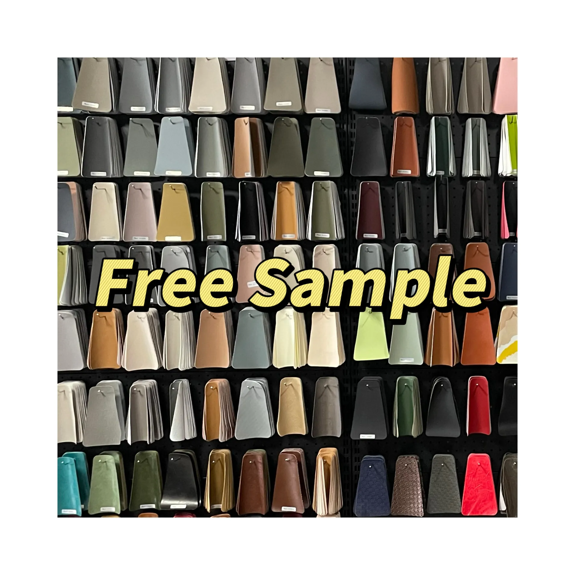 Free Sample A Lot PVC Faux Leather Fabric For Car Seat Sofa Bag  PU Rexine Leather Material Sheets For Shoes Decoration