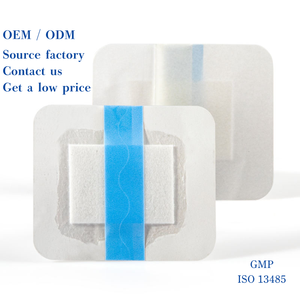 Hysent 5g şeffaf yapışkan PU <span class=keywords><strong>Film</strong></span> 10x10cm tıbbi ada tıbbi silikon için hidrokolloid malzeme vücut yara pansuman - Product Image 2