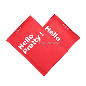 Tùy chỉnh màu Đỏ bưu phẩm tự con dấu bong bóng bao bì bọc bao bì túi Matte bong bóng vận chuyển túi - Product Image 4