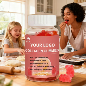 Gomitas de Belleza con Biotina y Ácido Fólico Orgánicos para Adultos GIW para el Crecimiento del Cabello y la Reducción de la Caída del Cabello - Product Image 3