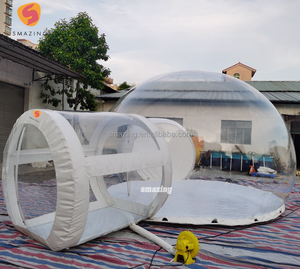 Tente gonflable de camping en plein air, personnalisée, avec deux canaux de confidentialité, à bulles - Product Image 4