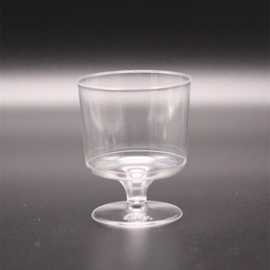 Shatterproof Clear PS Compact Stemless Wine Goblet with Wide Bowl 12.3g Lightweight for <b>Outdoor</b> Picnic & Wedding Party - Product Image 5