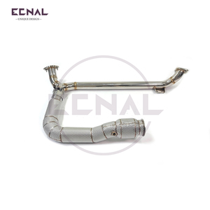 Ecnal para 2016 + Porsche Cayman Boxster 718 982 2,0 T 2,5 T tubo de escape de acero inoxidable aislado - Product Image 2
