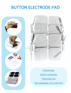 Patchs électro-stimulants adhésifs pour soulager la douleur, électrodes de massage, mini patchs en gel Tens, électrodes en caoutchouc Ems, électrodes Tens PIN 5x5cm - Product Image 4