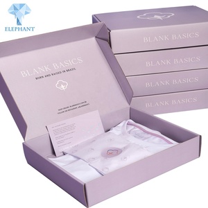Boîte d'emballage pour vêtements en carton ondulé découpé sur mesure, logo personnalisé, prix abordable - Product Image 2