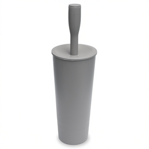 Escobilla para Inodoro de Diseño Simple, Fácil de Limpiar, Gris, 115x115x370mm, Material PP, Herramienta de Limpieza para Inodoro - Product Image 3
