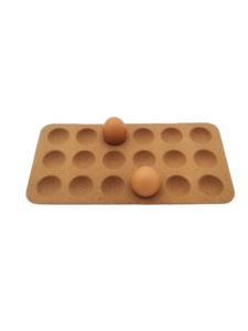 Offre Spéciale support en liège pour oeufs de haute qualité avec 12 rainures base en liège base en bois pour la cuisine au réfrigérateur (réfrigérateur) - Product Image 3