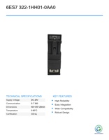 PLC de Automatización Industrial Usado 6ES7 322-1HH01-0AA0, Ideal para Sistemas de Control Industrial