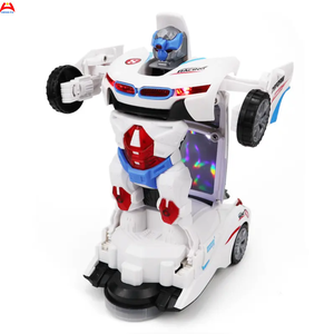 Jouet de voiture de <span class=keywords><strong>robot</strong></span> de déformation 2 en 1 pour enfants avec des lumières sonores Jouet de <span class=keywords><strong>robot</strong></span> de transformation de voiture universel Jouets de <span class=keywords><strong>robot</strong></span> de déformation électrique - Product Image 1