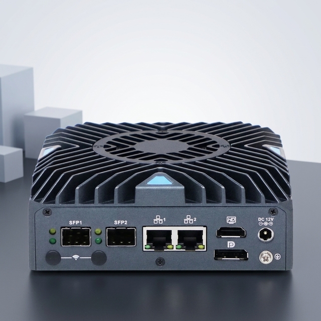 Mini PC N150 Firewall Hardware Inter 82599ES 2 SFP+ 10GB Ports Dual 2.5GbE LAN OPNsense Appliance IoT Edge Gateway