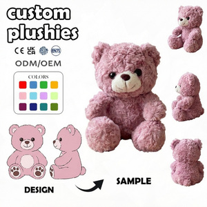 Usine de jouets en peluche personnalisés : Ours en peluche doux, animaux en peluche mignons, animaux de dessin animé, sacs <span class=keywords><strong>à</strong></span> <span class=keywords><strong>dos</strong></span> pour enfants, faible MOQ - Product Image 2