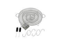 Generatore di Fumo Freddo per Barbecue o Affumicatore, Generatore di Fumo Freddo Rotondo in Acciaio Inossidabile per Kettle, Confezione per Spedizione