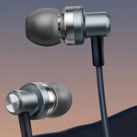 Auriculares Intrauditivos con Cable OEM, Cancelación Activa de Ruido (ANC), Micrófono, Control de Volumen, Resistentes al Agua IPX-4, Tipo C, Metal y Silicona