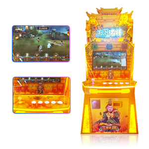 เครื่องเล่นเกมอาร์เคดหยอดเหรียญขนาดกะทัดรัดธีม<span class=keywords><strong>สาม</strong></span><span class=keywords><strong>ก๊ก</strong></span>สำหรับสวนสนุกพร้อมเครื่องจับรางวัลสำหรับขาย - Product Image 2