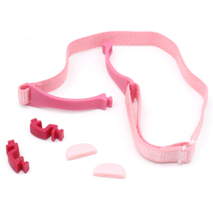 إطار نظارات قراءة من السيليكون TR للجنسين، موديل جديد لنظارات الأطفال مع سلسلة قابلة للفصل وحبل ربط ووسادة أنف قابلة للاستبدال بتصميم بيضاوي - Product Image 6