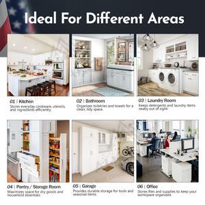 W0930/W0936-W2130/W2136 American Warehouse Kitchen Wall Cabinet | Available For Quick Delivery | Wall Mounted <b>Storage</b> Cabinet - Product Image 3