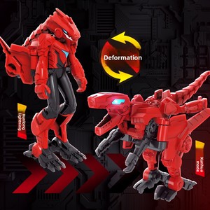 Quantum Squad Dinosaur Guardians Glorious War God Robot Transformable de Plástico, Figura de Acción Transformable Divertida - Product Image 4