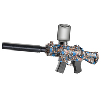 Pistola de Juguete Eléctrica M416, Modelo de Juego de Disparos Automáticos, Lanza Proyectiles Blandos, Funciona con Batería, de Plástico, para Mayores de 14 Años, Ideal para Regalo