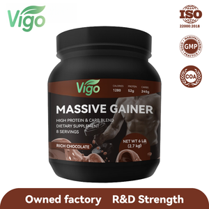 Vigo OEM nutrisi olahraga Protein Whey bubuk gemuk massal untuk dewasa, suplemen Gym untuk meningkatkan otot - Product Image 2
