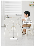 Nouveau design de meubles d'intérieur pour enfants Table d'étude avec planche à dessin Tables de salle à manger d'étude pour devoirs Chaise pour l'école maternelle