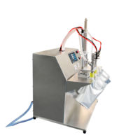 Machine de remplissage semi-automatique 2L pour sachets à bec verseur, pour détergent liquide, savon, eau, avec petites doubles buses, pour usage domestique