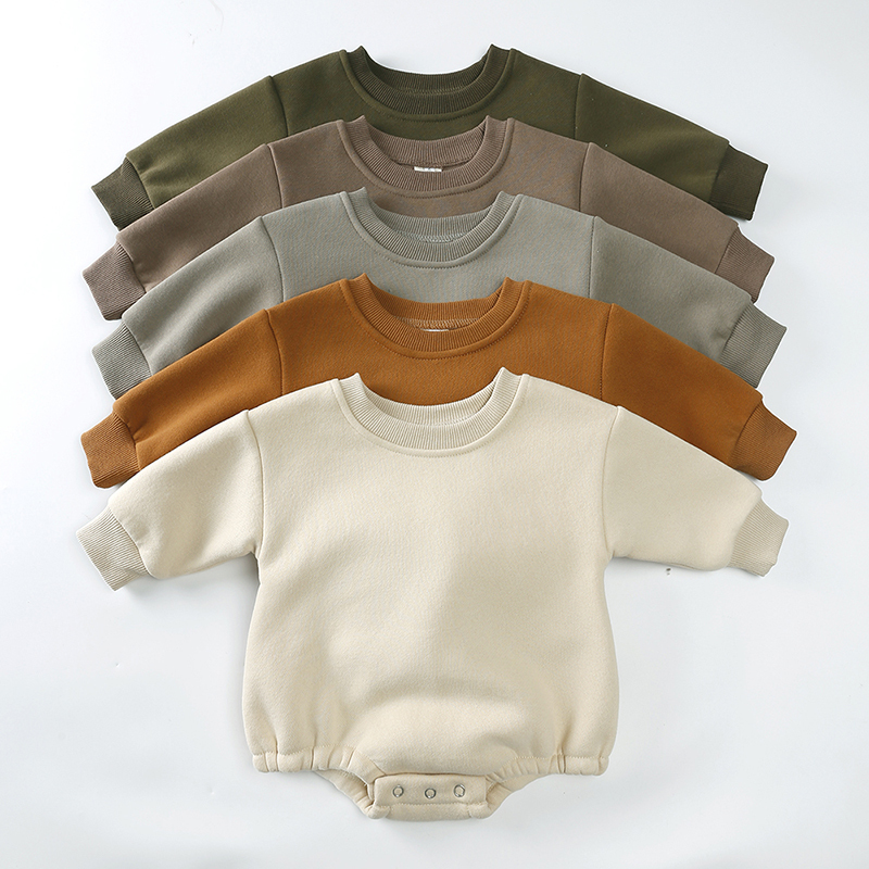 Baby Fleece Romper - Warm Winter Jumpsuit for Infants