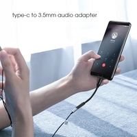 Adaptateur de câble pour écouteurs de type C à 3,5 mm, adaptateur audio USB-C mâle vers 3,5 mm AUX pour téléphones Android