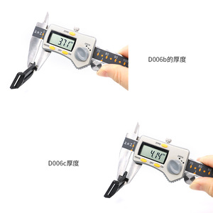 หัวเข็มขัดปรับสายกระเป๋าพลาสติก ขนาด 26 มม. 20 มม. สีดำ แบบสามตำแหน่ง สำหรับอุปกรณ์เสริมกระเป๋า - Product Image 2