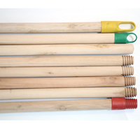 Produits moins de 1 dollar Chine gros balais manche en bois naturel bûches de bois rondes pour balais et vadrouilles