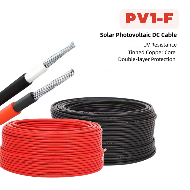 Wholesale XLPO Insulation PV Solar Cable 1000V 1500V 2.5mm 4mm2 6mm 10mm 16mm Power PVC Sheath DC PV Cable Solar Cable