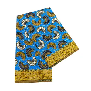 2023 hot sale 100%polyester printed fabrics patterns for african wax fabric manufacturers of african wax fabric