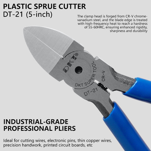 Cisailles de précision en acier à haute teneur en carbone, micro-cisailles à lame fine pour modèles en plastique et travaux de précision électronique - Product Image 5