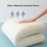 Yaduo YD008 bantal penopang leher busa memori Rebound lambat gaya sama 0 tekanan Pro tidur dalam desain minimalis persegi panjang