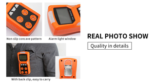 AIKESI Portable 4 Gás Detector Sensor Composto Handheld Gás Gás Gás Analisador de Gás Explosivo Multi-Purpose portátil - Product Image 5