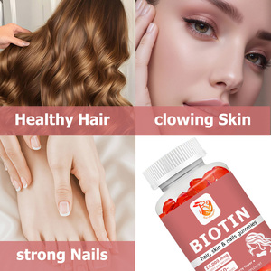 Gummies de biotine à marque privée pour l'éclaircissement de la peau, favorisant la croissance saine des cheveux et des ongles, supplément beauté - Product Image 4