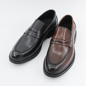 รองเท้าโลฟเฟอร์สุภาพบุรุษสไตล์อังกฤษย้อนยุคหนังแท้ทางการธุรกิจระดับไฮเอนด์ใหม่ล่าสุดในคู่ที่มีสไตล์ - Product Image 5