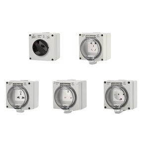 Interruptor de Pared para Exteriores Resistente al Agua HTL66-SS 13Amp 250V IP66 de Plástico - Product Image 4