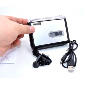 เครื่องแปลงเทปคาสเซ็ตเป็น MP3 สีขาวแบบสแตนด์อโลน พร้อมพอร์ต USB แบ่งพาร์ติชั่นอัตโนมัติ สำหรับการเรียนที่บ้าน เครื่องบันทึกเทปสไตล์เรโทร ดีไซน์พร้อมพอร์ต USB สำหรับจัดเก็บข้อมูล - Product Image 3