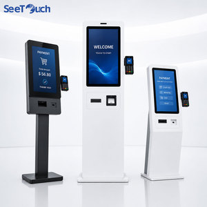 Kiosque en libre-service à écran tactile, <span class=keywords><strong>paiement</strong></span> de factures Android, imprimante A4, caisse enregistreuse, kiosque de commande automatique dans les restaurants - Product Image 1