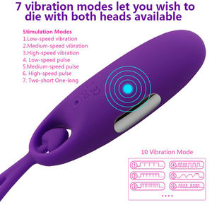 Huevo vibrador con controlador de cepillado facial con 7 frecuencias de vibración de silicona amor sexo tyos para mujeres - Product Image 2